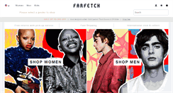 Desktop Screenshot of farfetch.com
